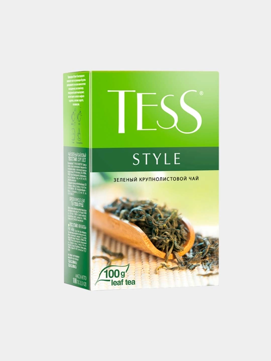 Yashil choy Tess Style, bargli, 100 gr