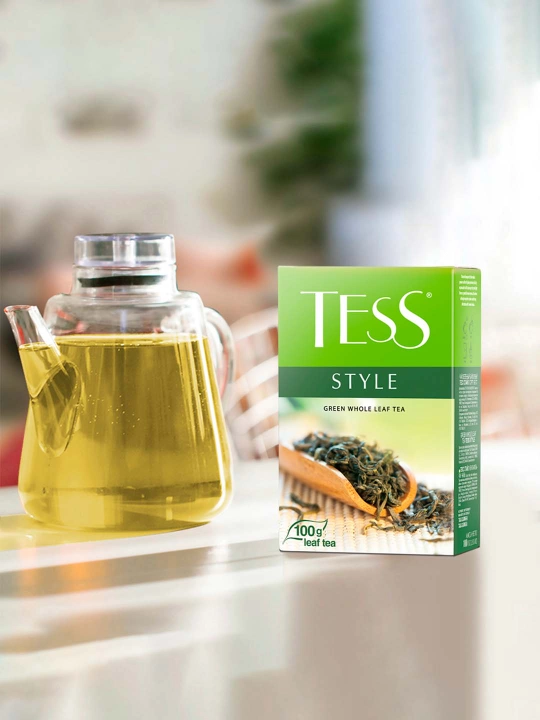 Yashil choy Tess Style, bargli, 100 gr - 