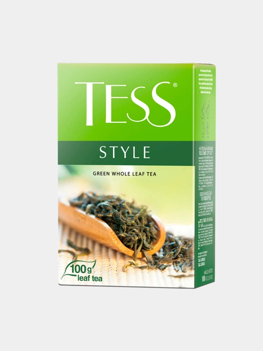 Yashil choy Tess Style, bargli, 100 gr