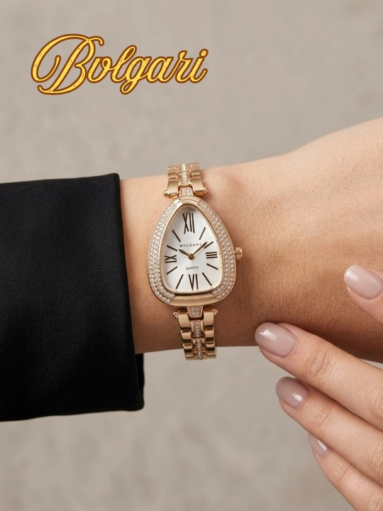 Ayollar soati, kvars mexanizmi, sovg‘a qutisidagi ayollar uchun BVLGARI qo‘l soati - 