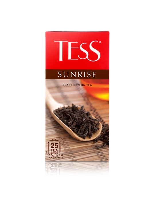Чай черный Tess Sunrise, 1.8 г, 25 пакетов