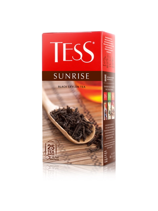 Чай черный Tess Sunrise, 1.8 г, 25 пакетов
