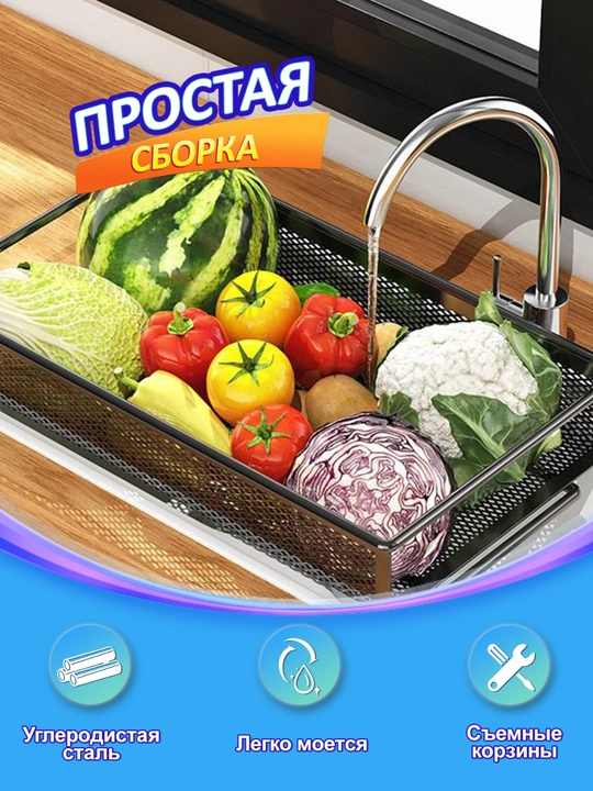Металлический стеллаж на колёсиках для кухни, спальни, ванной комнаты и туалета