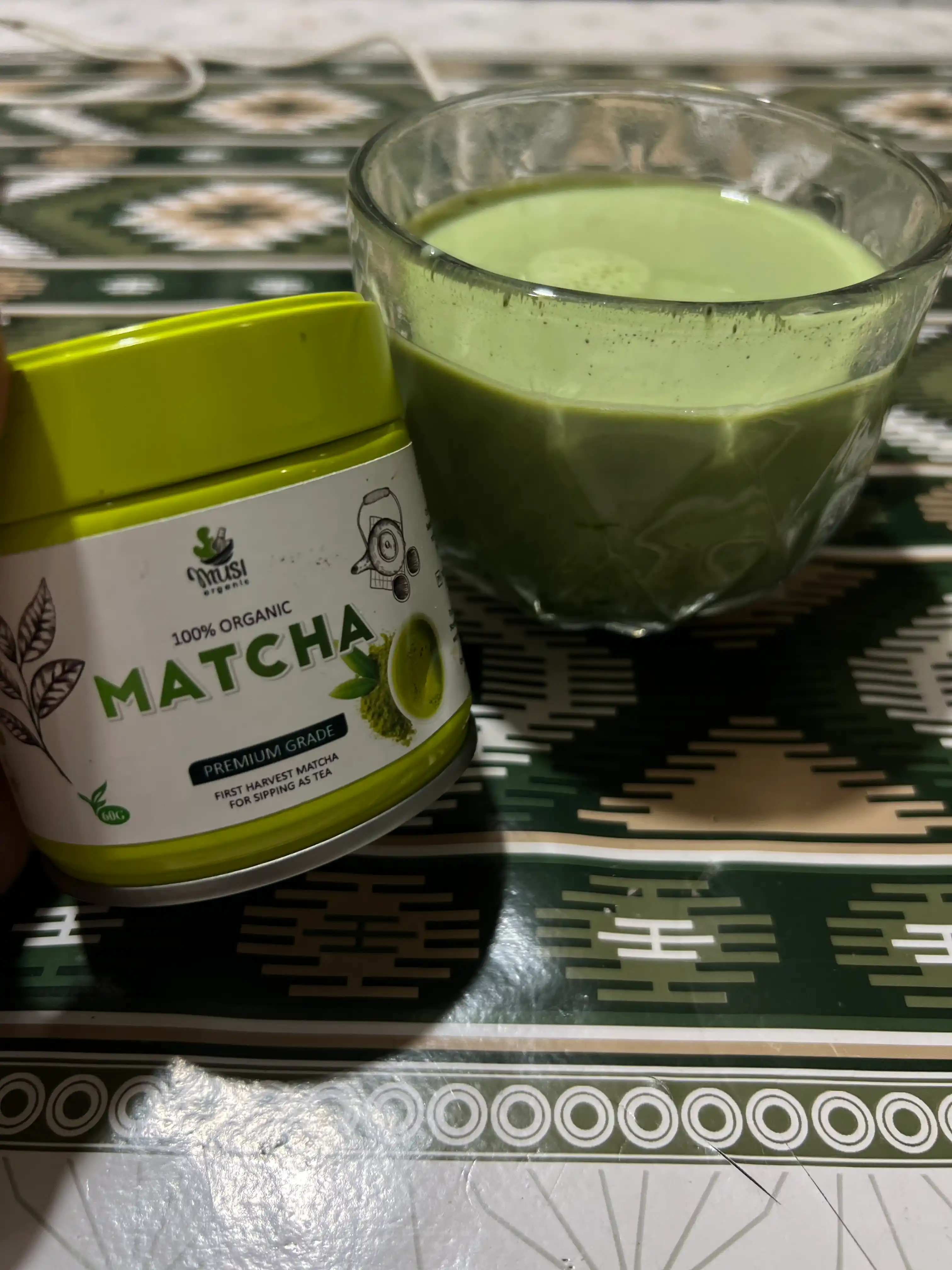 Чай матча высший сорт, 100% натуральный, Musi Organic