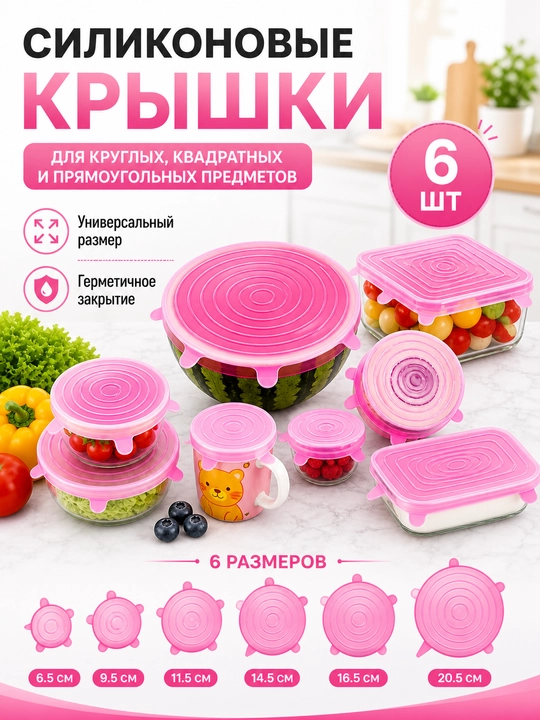 Silikon qopqoq, universal qopqoq, elastik qopqoq, ko‘p martalik qopqoq - 