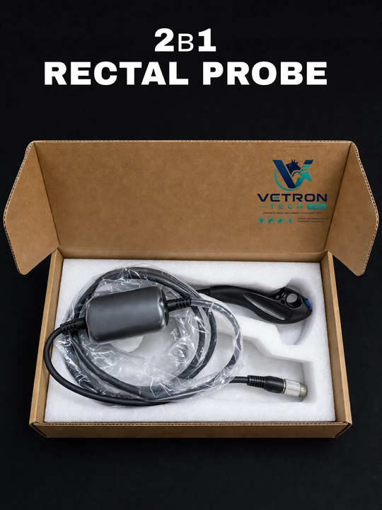 Professional Chorva UZI V8 Modeli+ 2in1 Rectal Probe Veterinariya Ultrasound Apparati