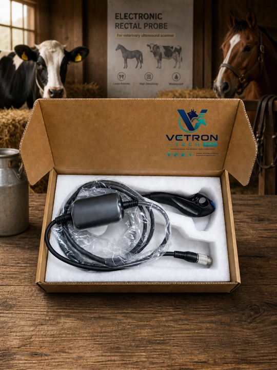 Professional Chorva UZI V8 Modeli+ 2in1 Rectal Probe Veterinariya Ultrasound Apparati