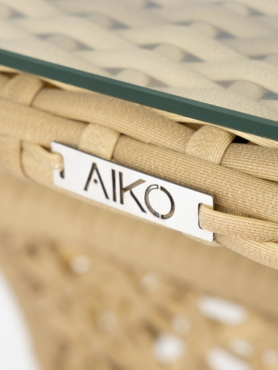 Комплект садовой мебели AIKO DECO на 6 мест, 1 стол и 6 кресел, для улицы, дачи, террасы