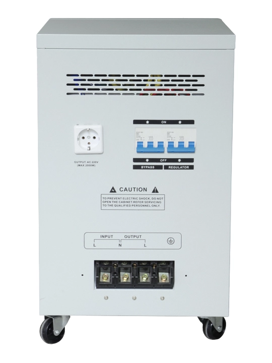 Kuchlanish avtomatik rostlagichi keng diapazonli rele stabilizatori DVR 30KVA