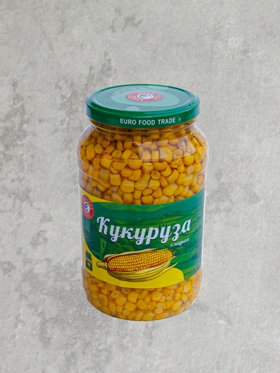 Кукуруза сладкая Eurofood-Trade, 1000 мл — EFOOD-КУКУРУЗАСЛАДКАЯ1000-1000