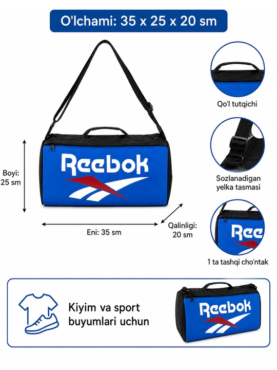 Sport va yo'l sumkasi, fitnes va mashg'ulotlar uchun, erkaklar va ayollar sumkasi, yelka