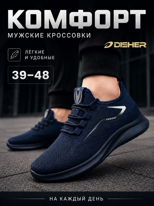 Erkaklar krossovkalari DISHER FlexRoute