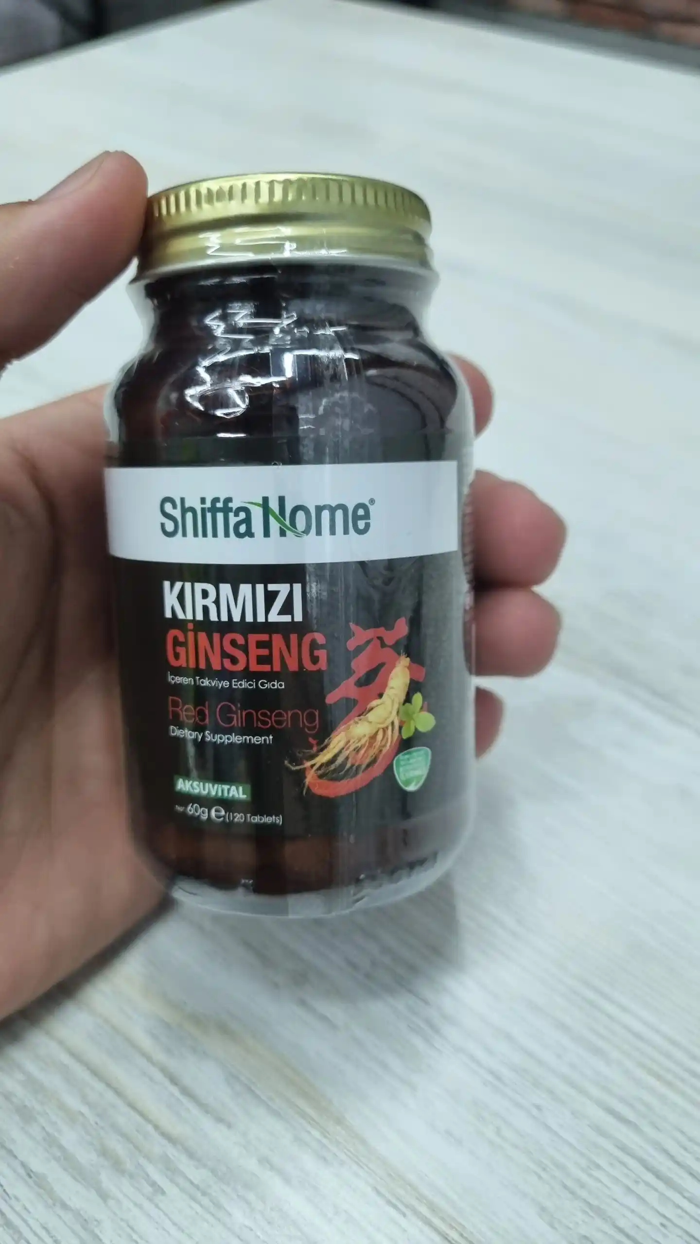 Shiffa Home Qizil jenshen, ildiz ekstrakti, 120 tabletka 500 mg
