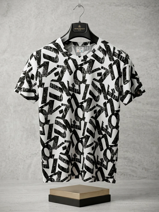 Asosiy, universal, kundalik kiyish uchun qulay, unisex futbolka