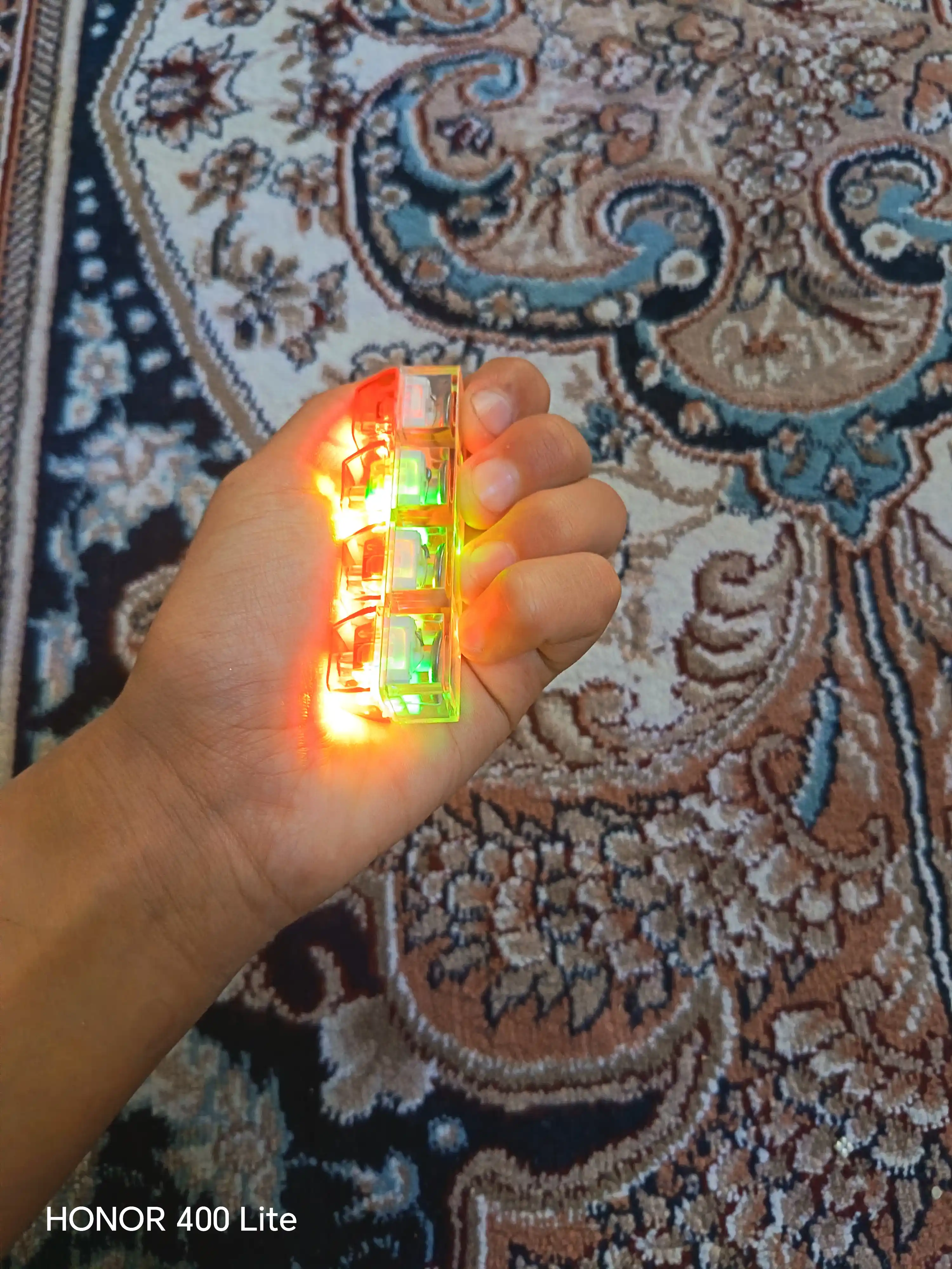 Антистресс-кликер с LED подсветкой, брелок антистресс, брелок клавиатура
