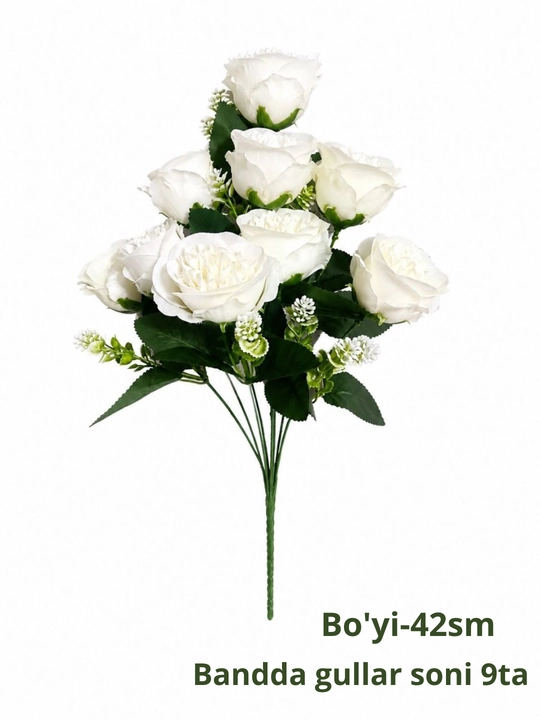 Искусственные цветы, для подарка, букетов и декора, 28-45 см - 