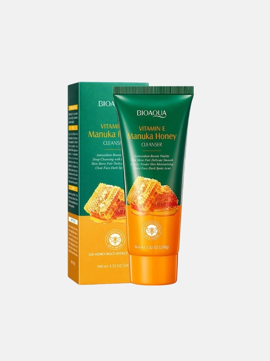 Manuka asali va E vitamini qo‘shilgan yuvish uchun ko‘pik 100g, terini tozalash va namlash