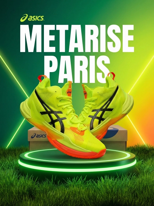 Волейбольные кроссовки Asics Metarise Paris, с амортизацией, унисекс - 