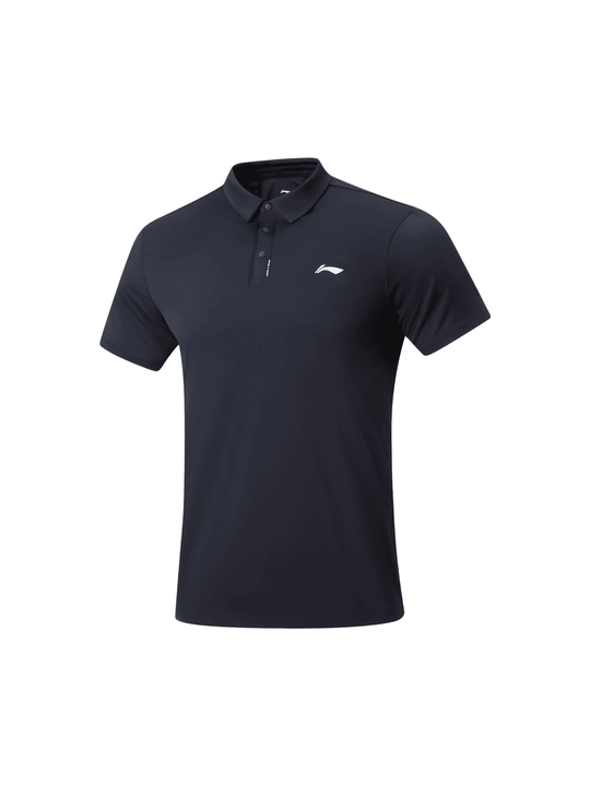 Li-Ning APLW163 erkaklar uchun polo futbolka — AT DRY texnologiyali sport futbolkasi - 