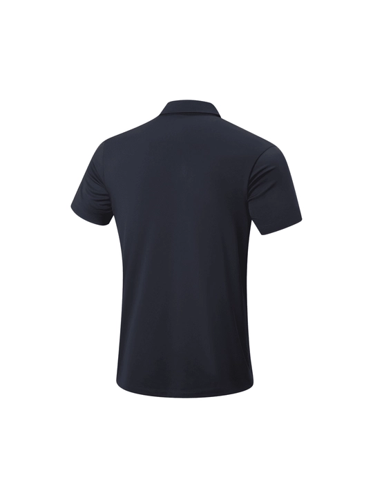 Li-Ning APLW163 erkaklar uchun polo futbolka — AT DRY texnologiyali sport futbolkasi