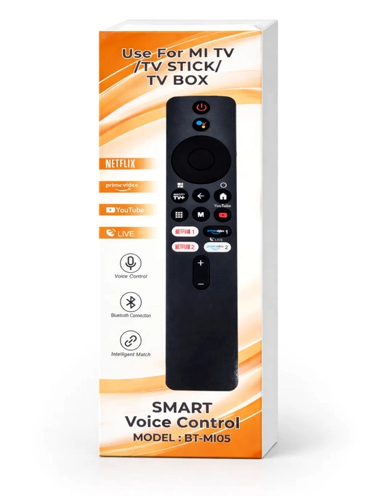 Xiaomi, MI TV, TV Stick, TV BOX, RSTAR televizorlari va pristavkalari uchun ovozli pult