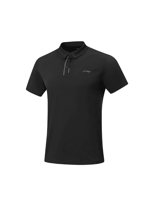 Li-Ning APLW163 erkaklar uchun polo futbolka — AT DRY texnologiyali sport futbolkasi - 