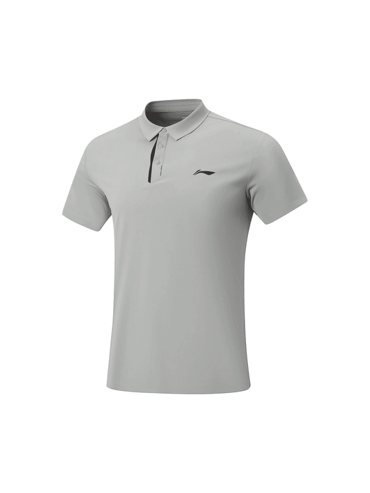 Li-Ning APLW163 erkaklar uchun polo futbolka — AT DRY texnologiyali sport futbolkasi - 