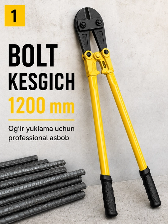 Heavy Duty bolt kesgich, 1200 mm - 