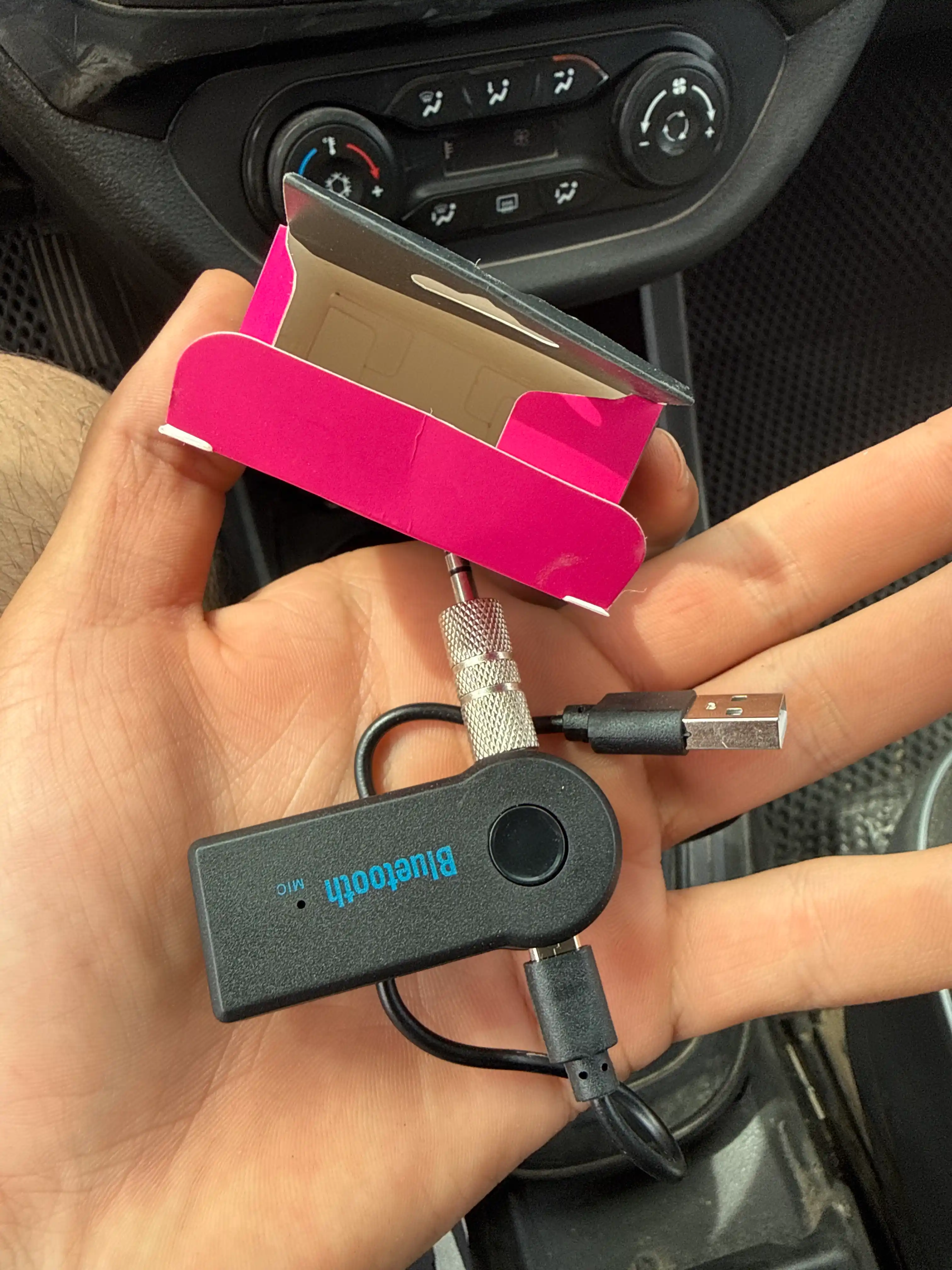 Bluetooth aux audio adapteri, 3.5 mm