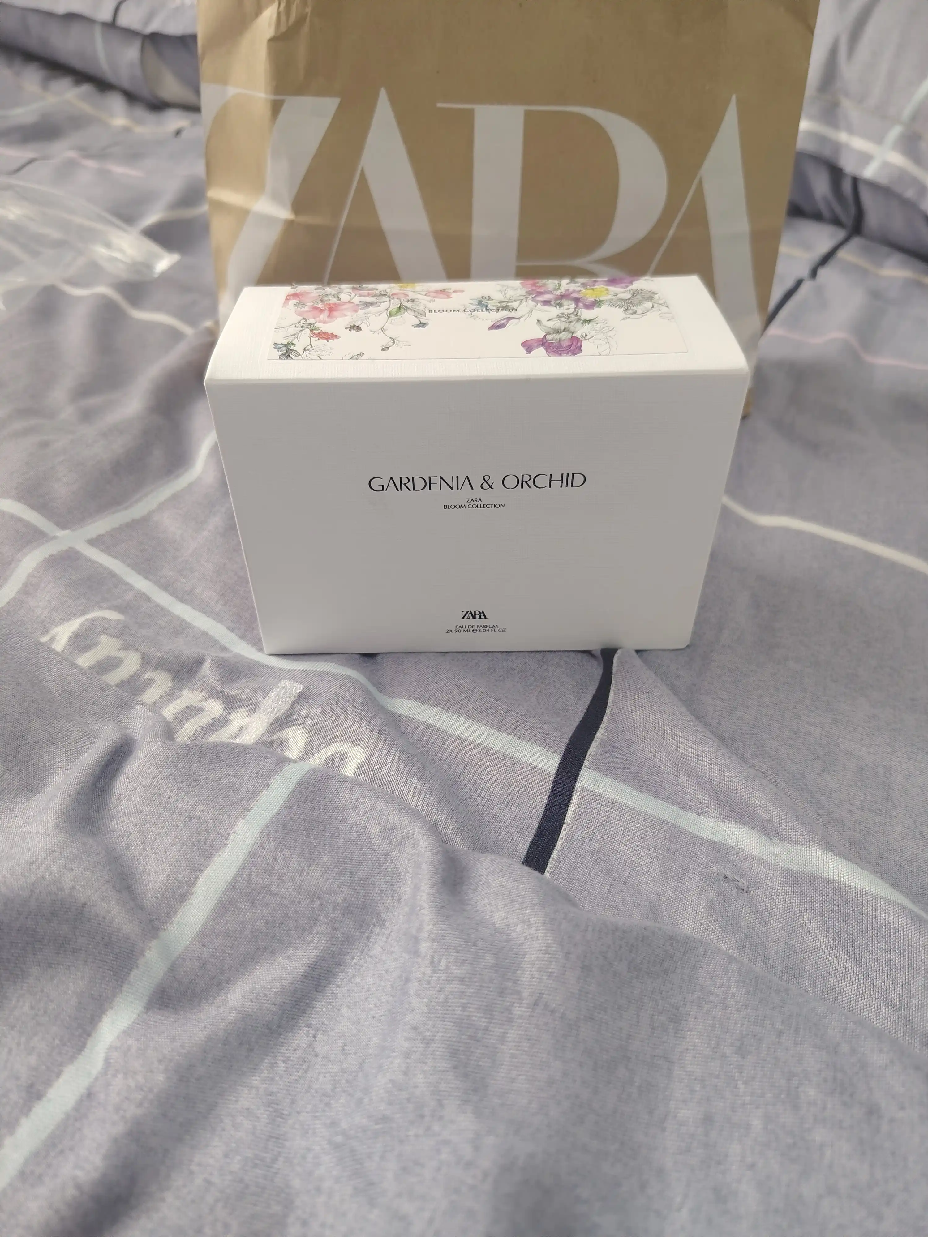 Parfyumlangan suv Zara Gardenia + Orchid, ayollar uchun 30+30, 90+90, ml