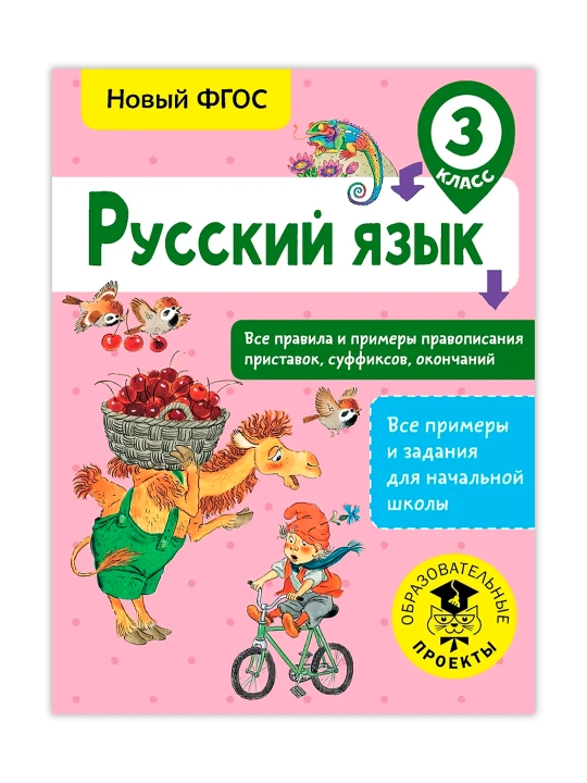 Русский язык. Все правила и примеры правописания приставок, суффиксов, окончаний. - 