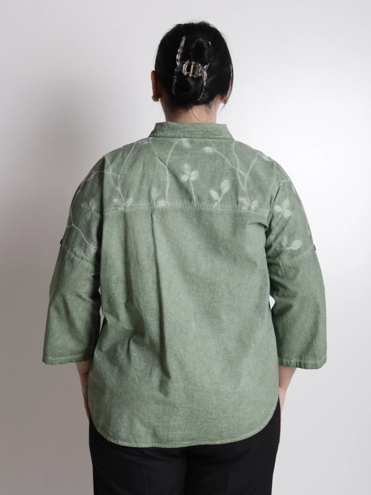 Женская рубашка, на пуговицах, хлопок, oversize, лёгкая, повседневная