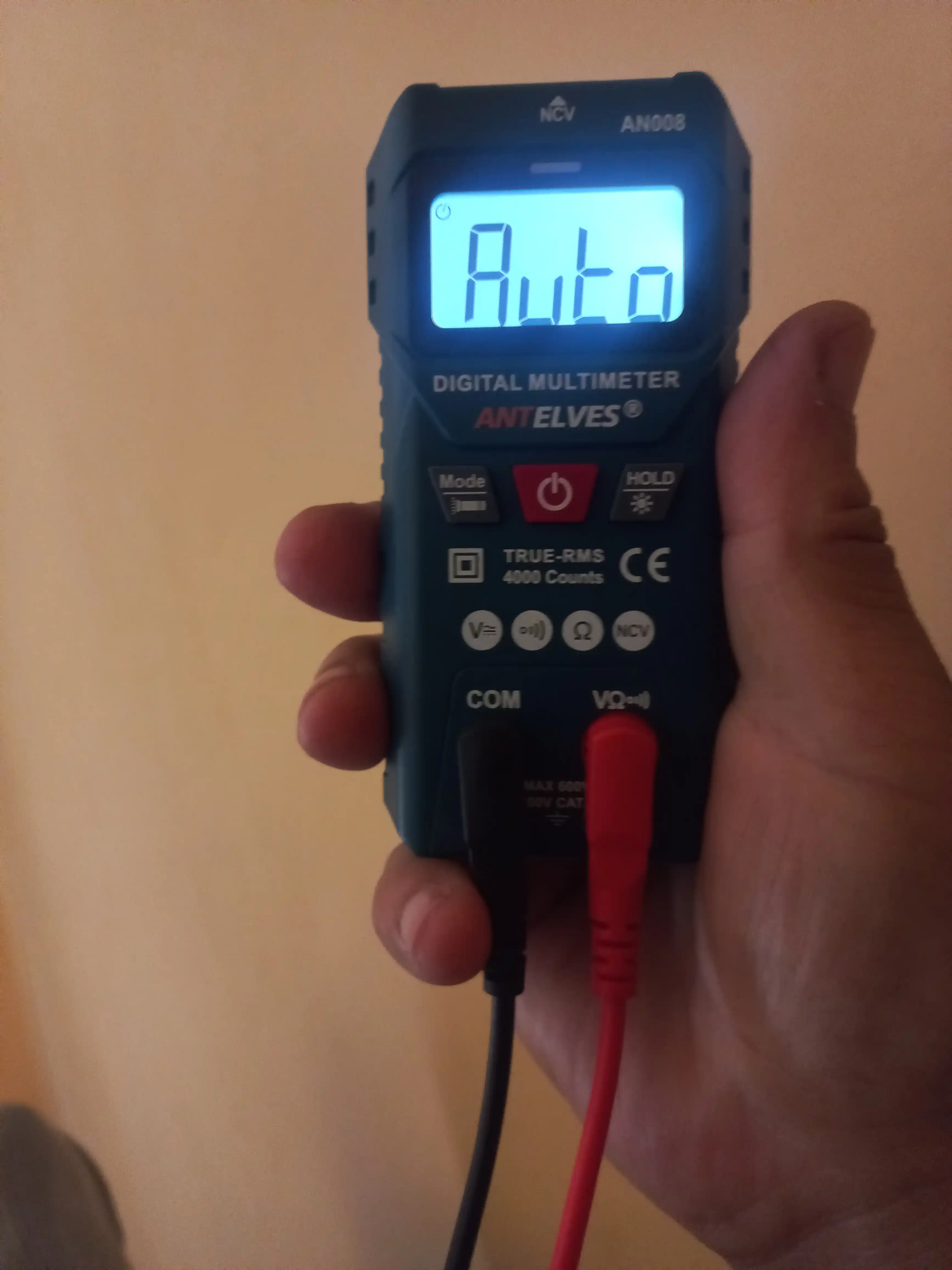 Raqamli avtomatik multimetr, tester, NCV