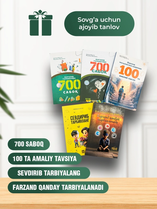 Фарзанд тарбиясига оид китоблар тўплами, 5 та китоб