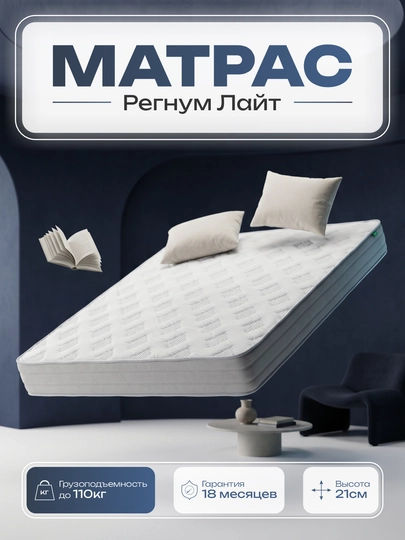 Матрас Регнум Лайт от Woodline — WLP-АЙРИС-200x90