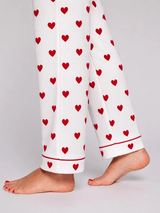 Ayollar uchun pijama to‘plami UzLook, paxtali, uzun yengli  S-2XL