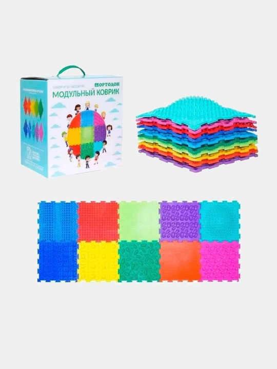 Ортопедический коврик-головоломка Ortho-puzzle для развития стоп  - 