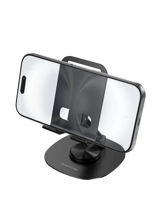Telefon va planshet uchun 360° aylanuvchi mustahkam metall ushlagich