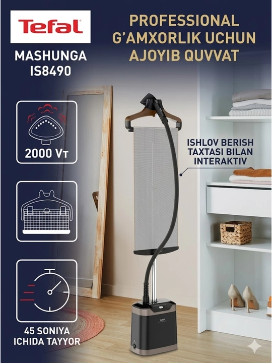 Vertikal bug' dazmol Tefal IT8490E0