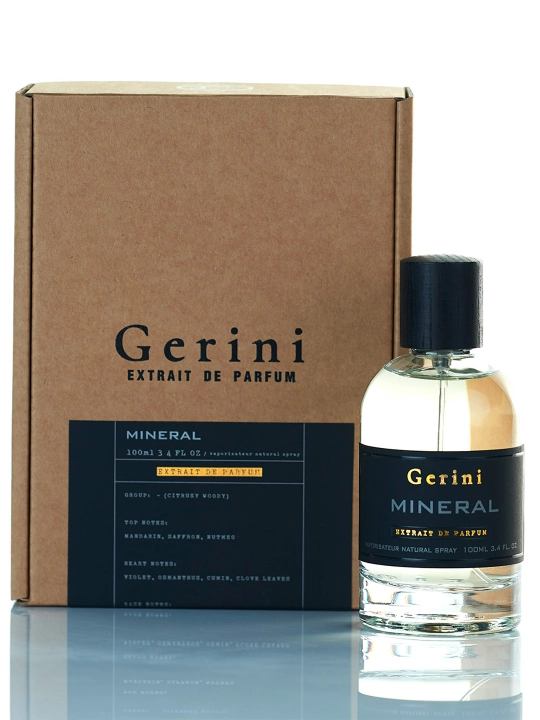 Gerini Mineral духи унисекс, древесные водяные 100 мл Италия - 