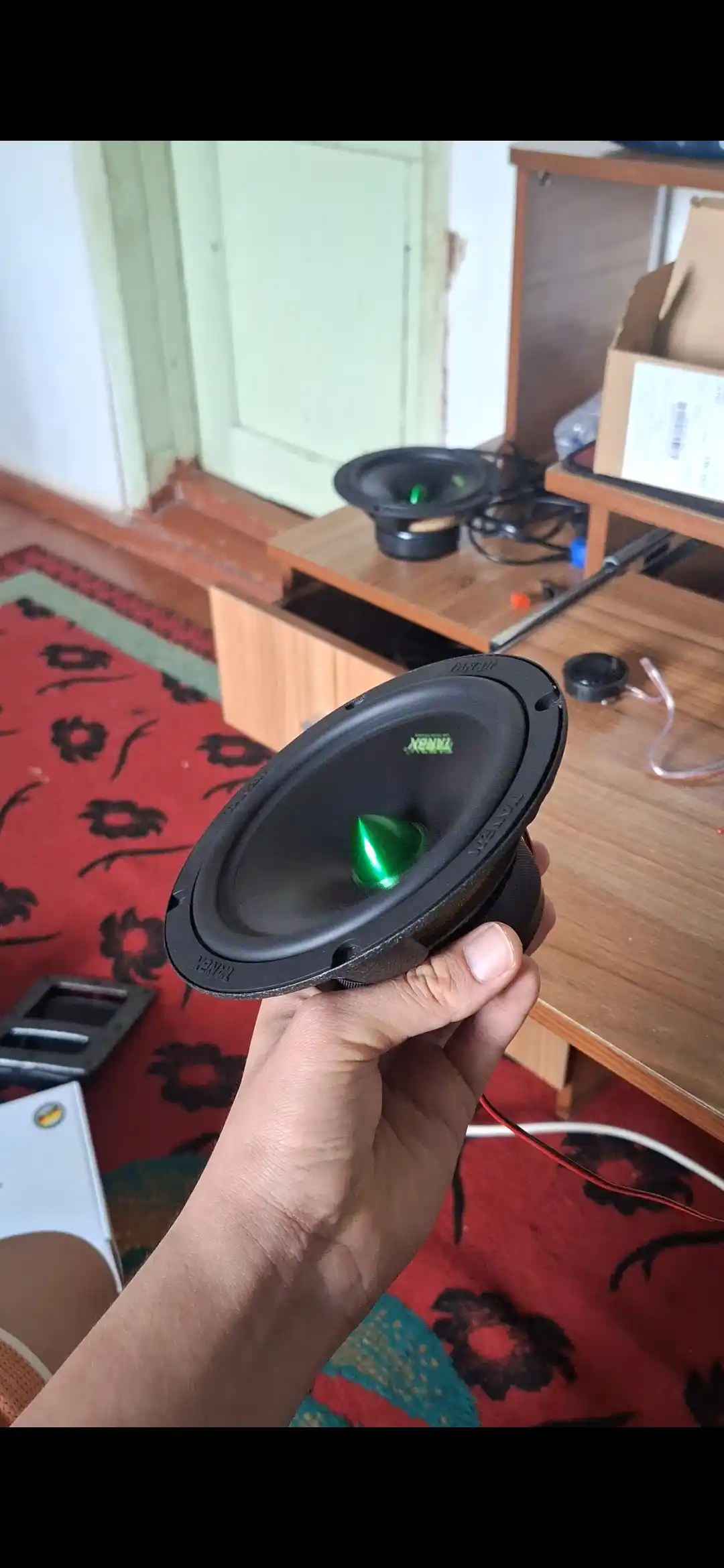 Tanbx avtomobil kolonkalari, akustik tizim, 2 dona dinamiklar to'plami