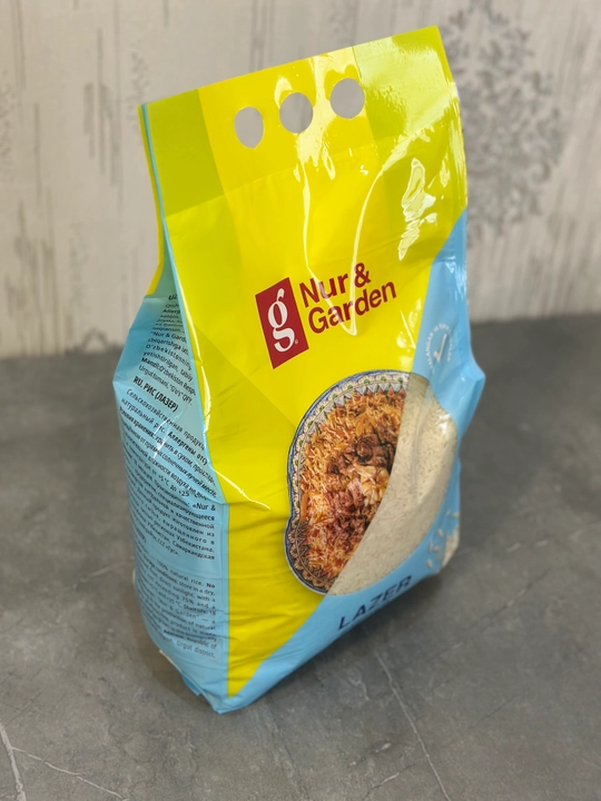 Lazer guruch 5 kg – oliy nav, toza va saralangan