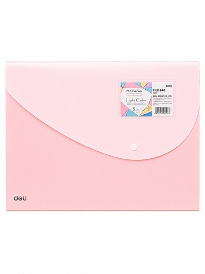 Папка Deli 5506 — KANSTEC-DEL5506-РОЗОВ