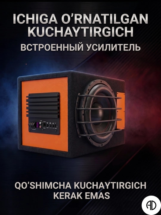 Yalong-12A, Yalong-10A  aktiv sabvuferlar 12", 500W RMS, kuchli bas