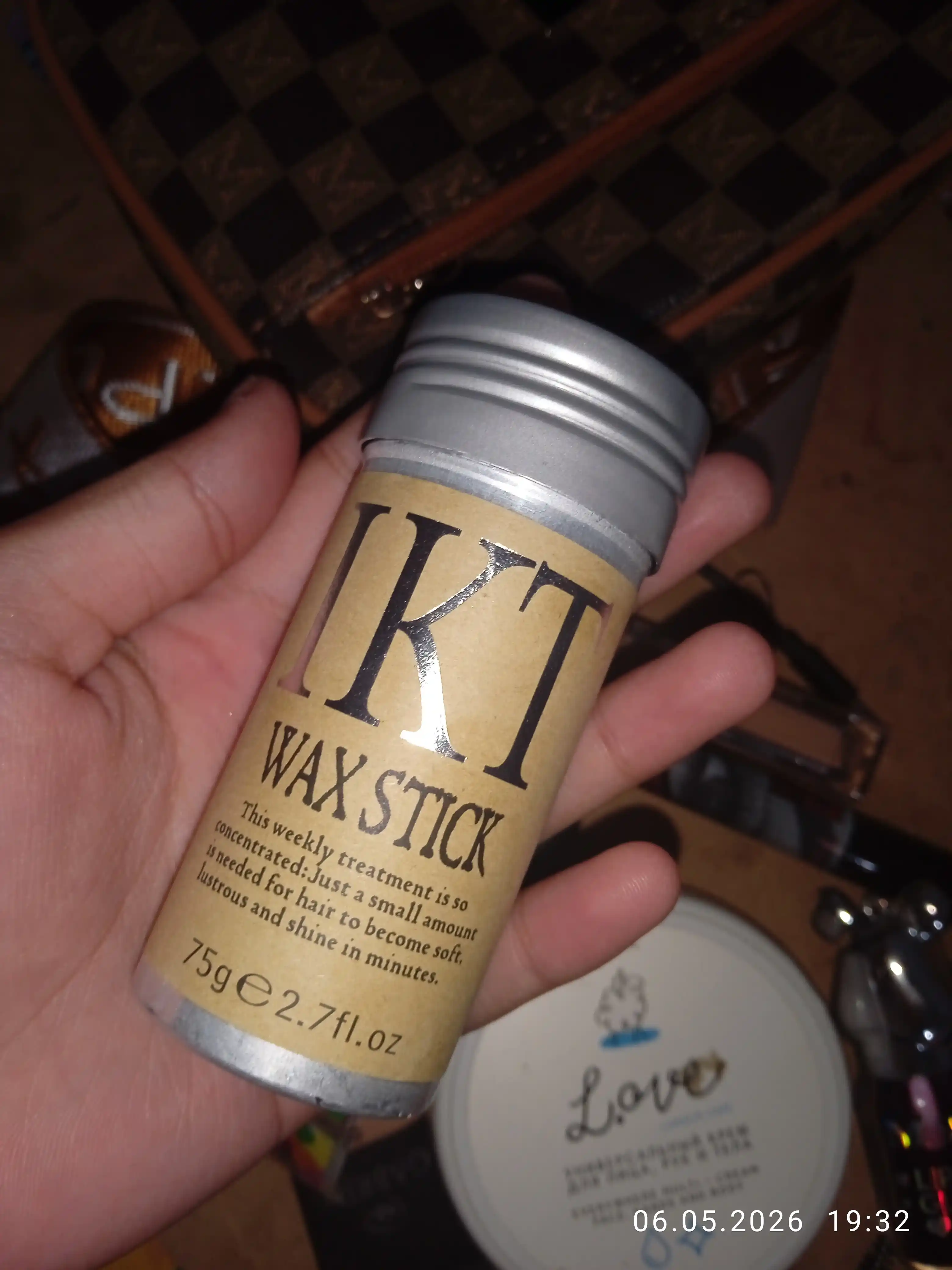 Воск-стик для волос IKT Wax Stick для фиксации и блеска, 75 г