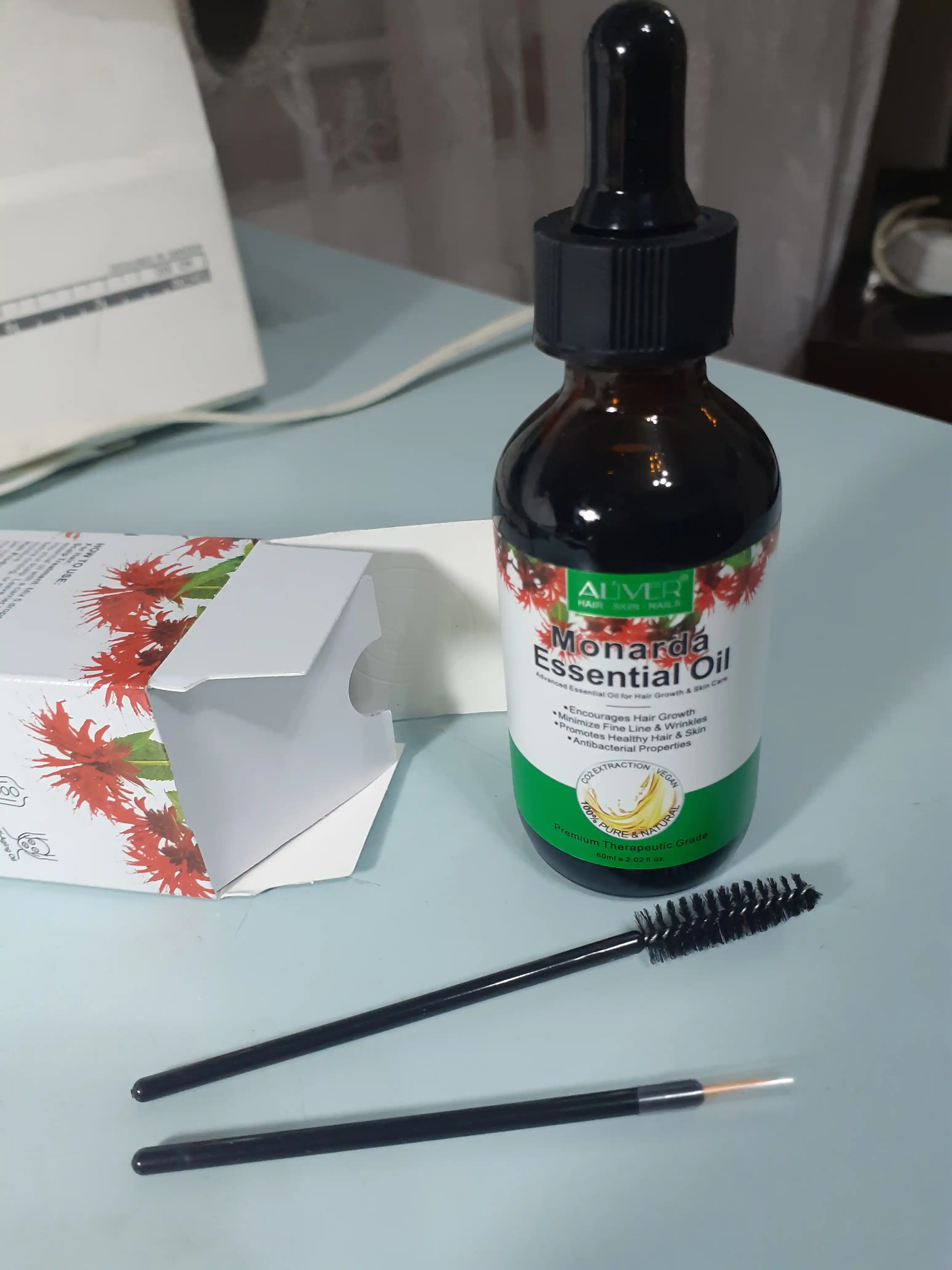 Масло монарды ALIVER, для волос, ногтей и кожи, стимулирует рост, укрепляет