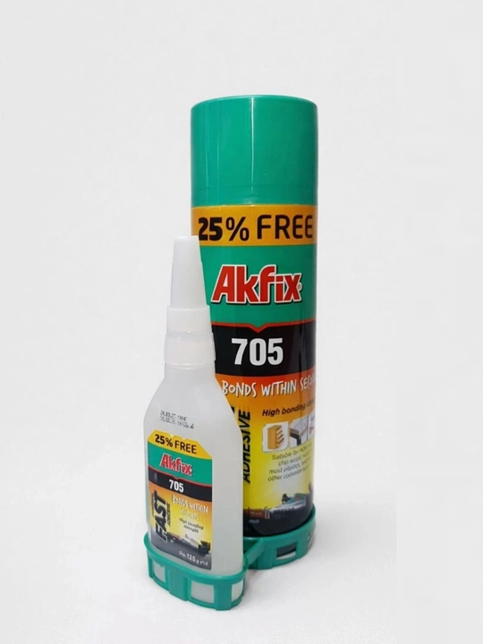 Akfix 705 tez yopishtiruvchi kley va aktivator to‘plami 200 ml / 400 ml / 500 ml