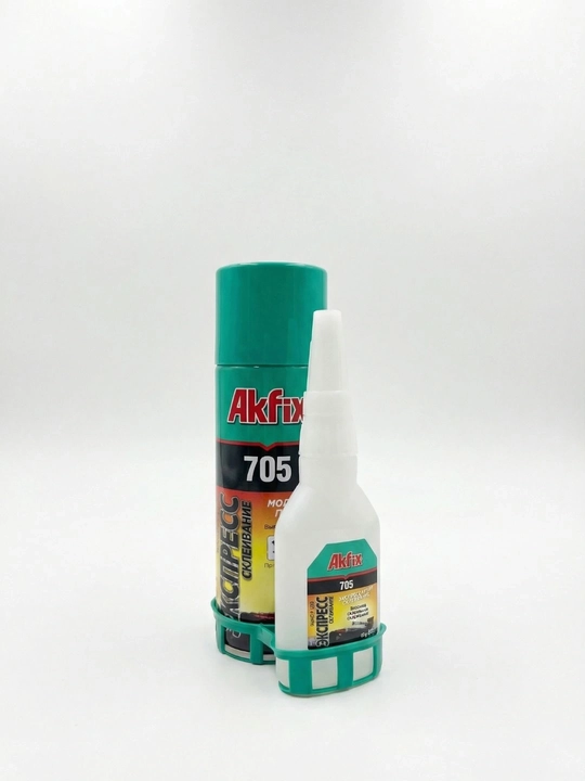 Akfix 705 tez yopishtiruvchi kley va aktivator to‘plami 200 ml / 400 ml / 500 ml