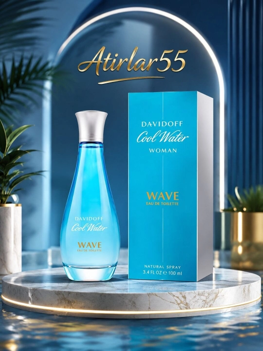Ayollar uchun parfumlangan suv, Davidoff Cool Water Wave Woman EDT - 