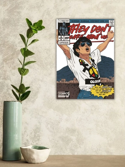Dekorativ poster-nakleyka, A4 formatda. Michael Jackson